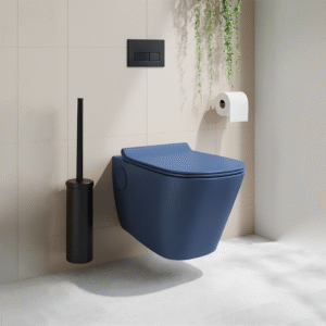 CUBIC-GS-1216 R Azure Blue Matte Wall Hung Closet