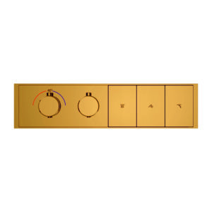 Clyra Thermo 3 G switch button thermostatic 3 way diverter by grafdoer