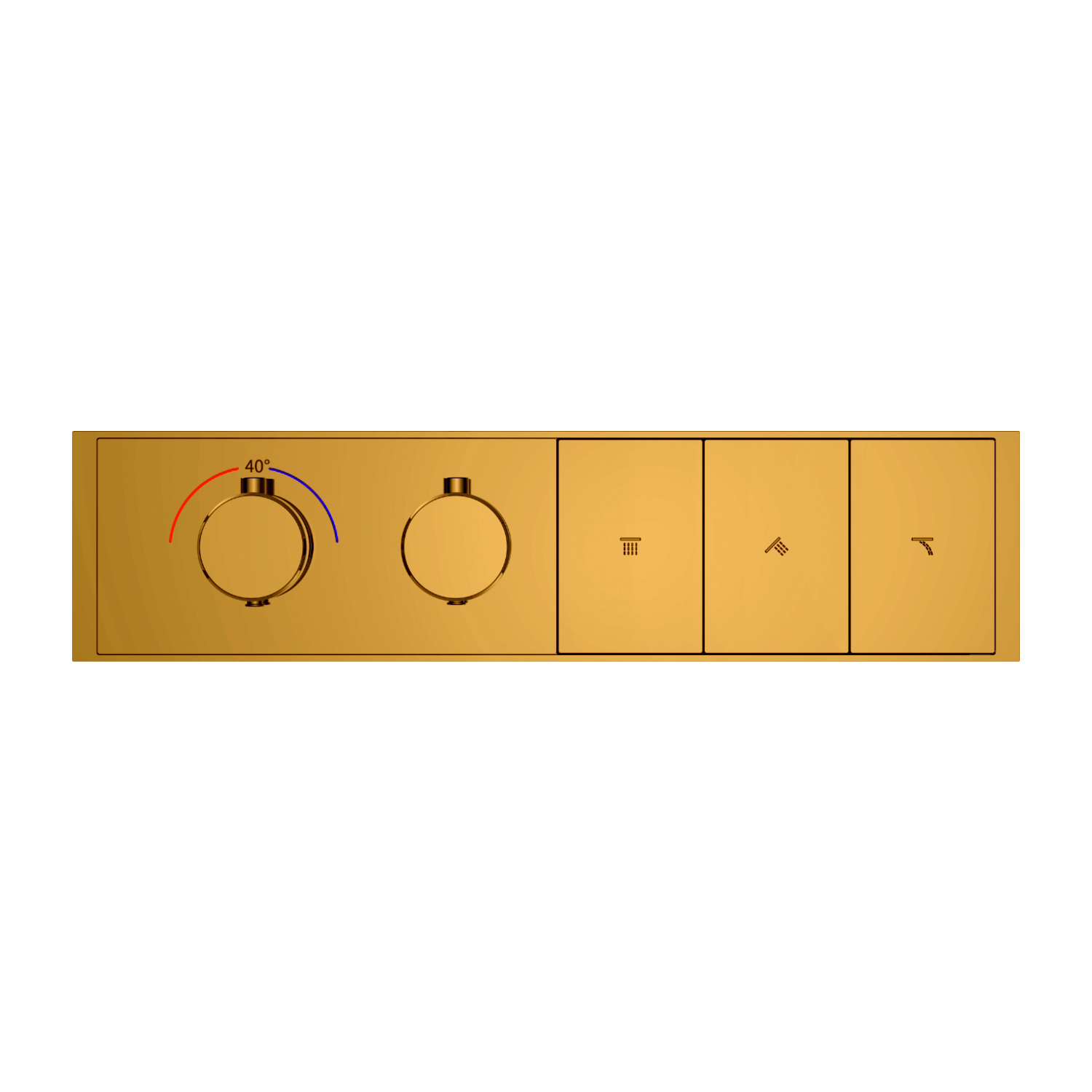 Clyra Thermo 3 G switch button thermostatic 3 way diverter by grafdoer