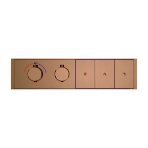 Clyra Thermo 3 RG switch button thermostatic 3 way diverter by grafdoer