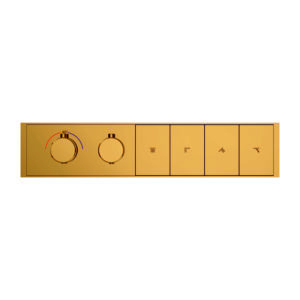 Clyra Thermo 4 G switch button thermostatic 4 way premium plumbing diverter by grafdoer
