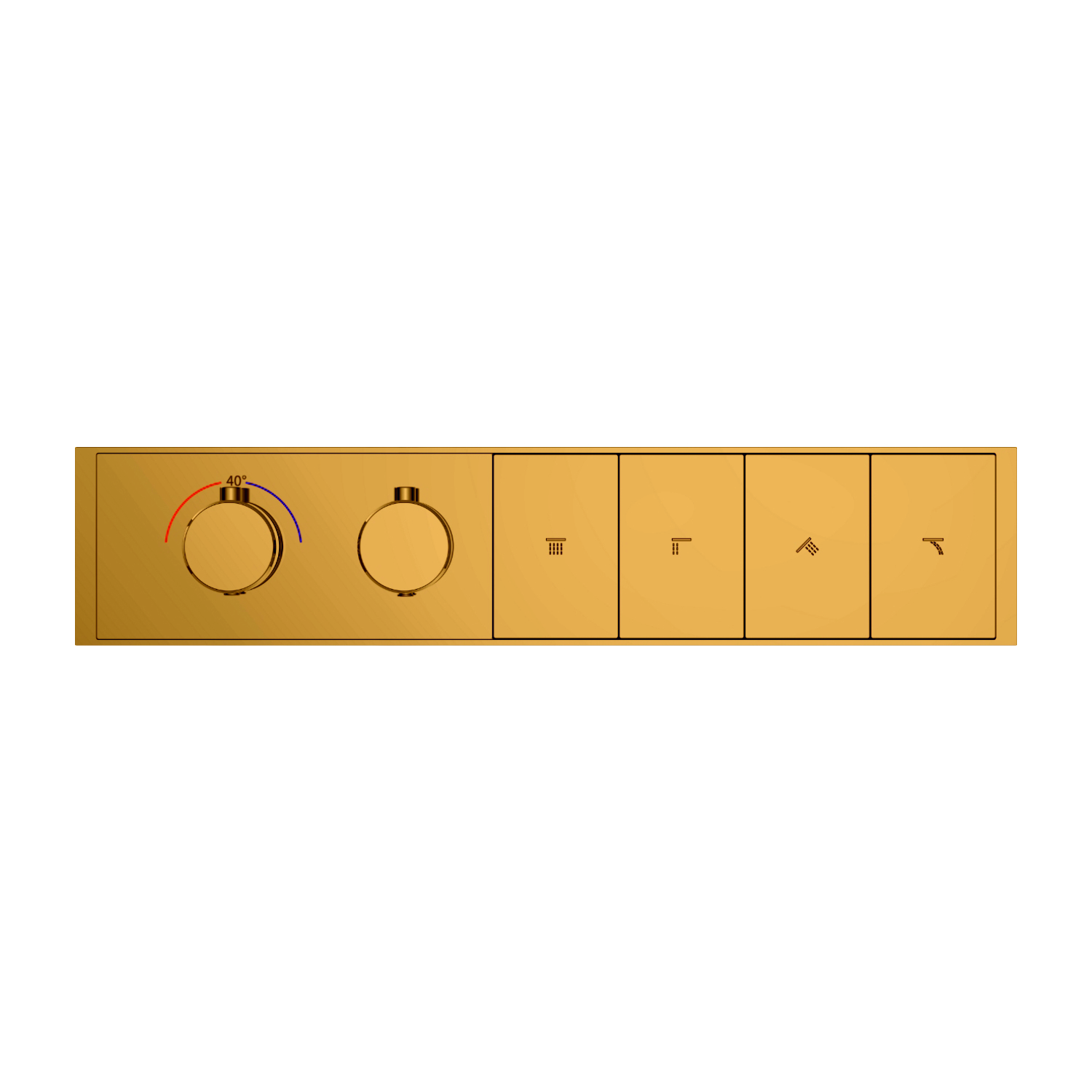 Clyra Thermo 4 G switch button thermostatic 4 way premium plumbing diverter by grafdoer