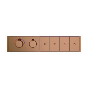 Clyra Thermo 4 RG switch button four way multi function temperature control diverter by grafdoer