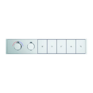 Clyra Thermo 5 switch button 5 way bathroom shower plumbing diverter by grafdoer