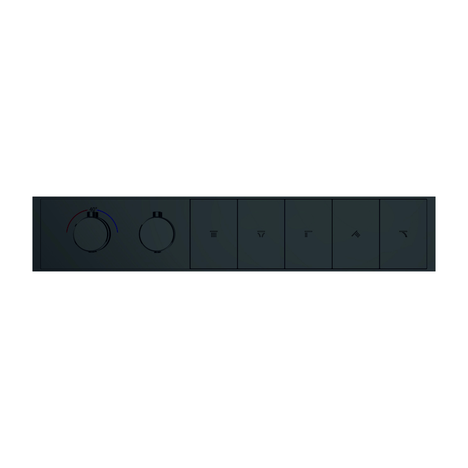 Clyra Thermo 5 B switch button 5 way diverter for bathroom and shower control