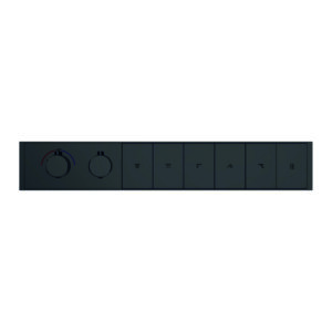 Clyra Thermo 6 B switch button 6 way bathroom diverter set with body jet compatibility