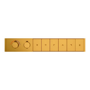 Clyra Thermo 6 G switch button 6 way bathroom and shower diverter in premium finish