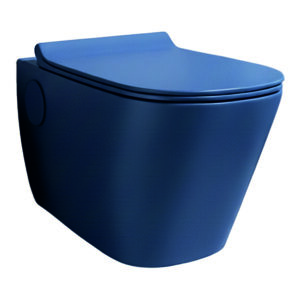 CUBIC-GS-1216 R Azure Blue Matte Wall Hung Closet