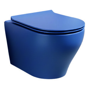 OVIO-GS-1225 R Azure Blue Matte Wall Hung Closet