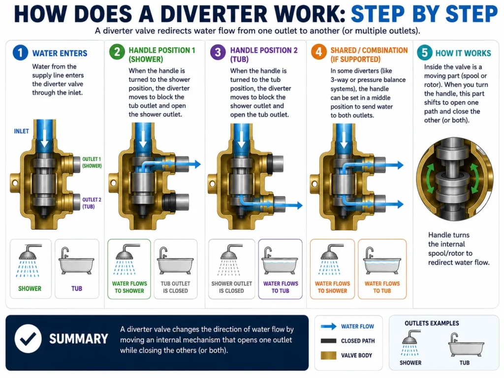 How Does a Diverter Work Step by Step